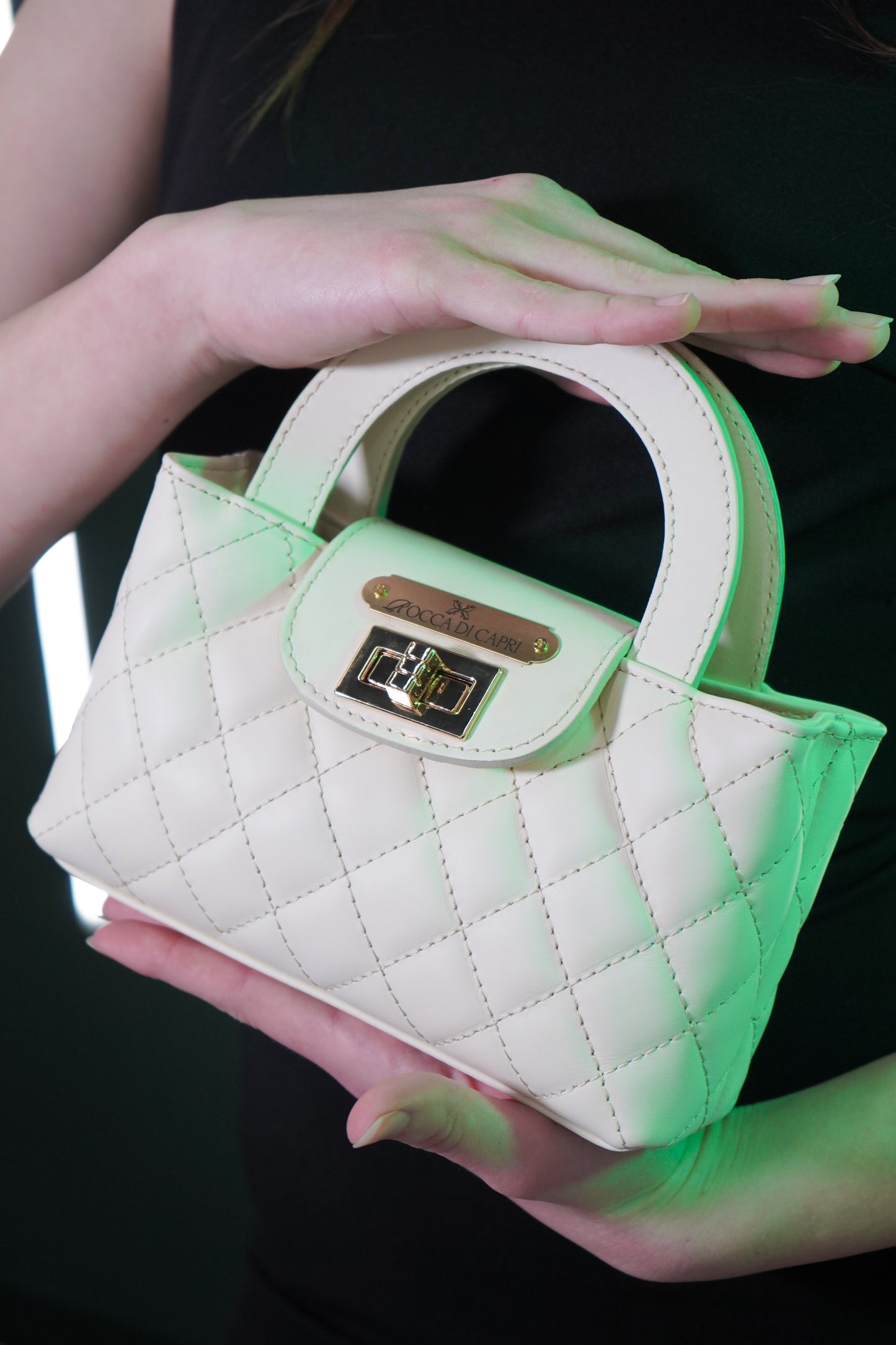 Borsa Pochette Champagne - Rocca Di Capri