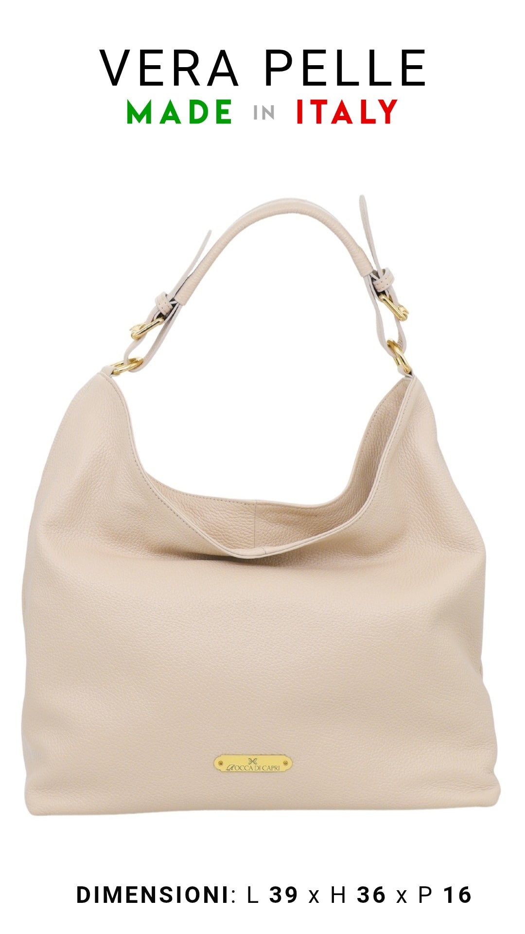 Borsa Shopper Bag Morbida Crudelia - Rocca Di Capri