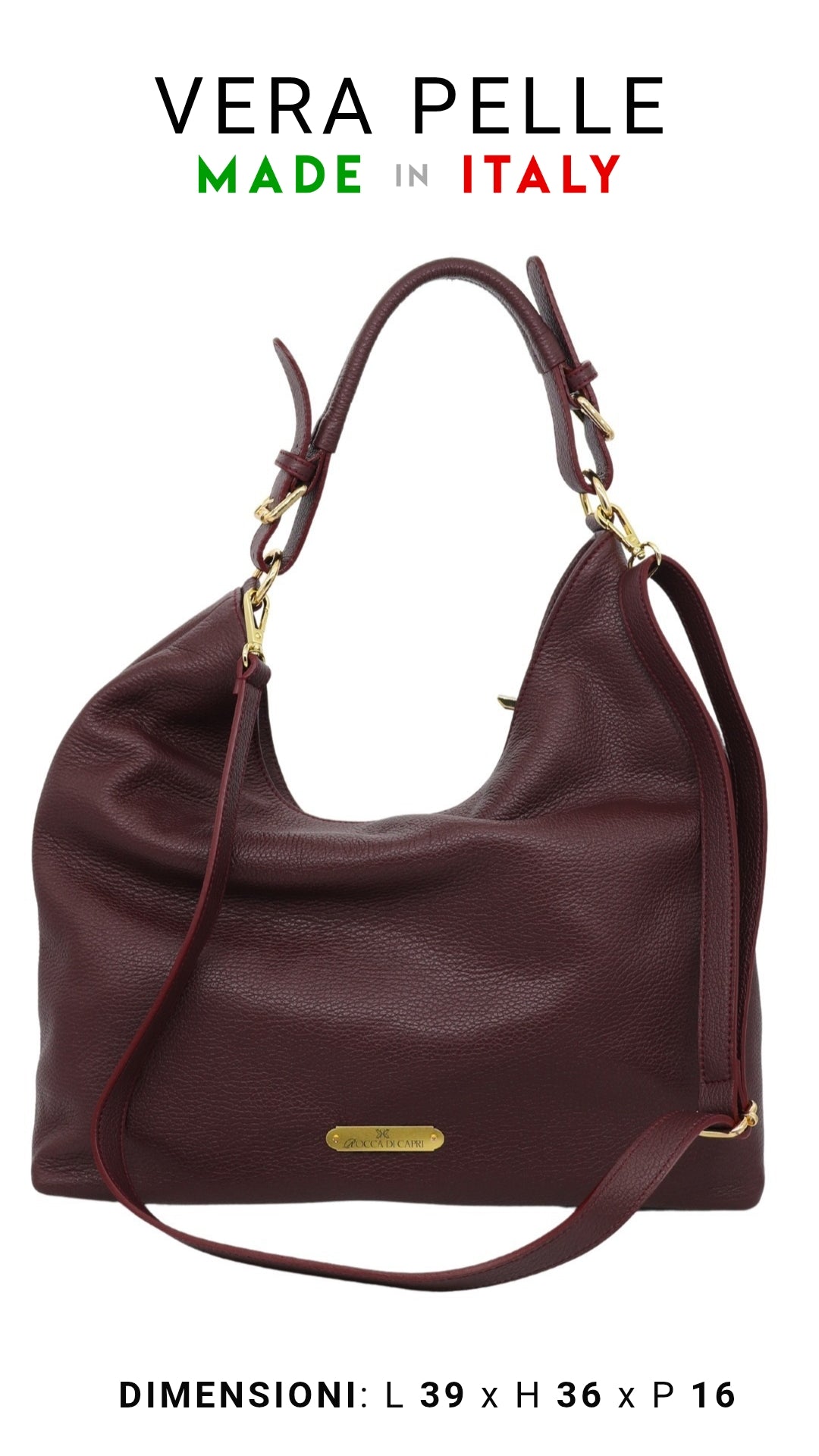 Borsa Shopper Bag Morbida Crudelia - Rocca Di Capri