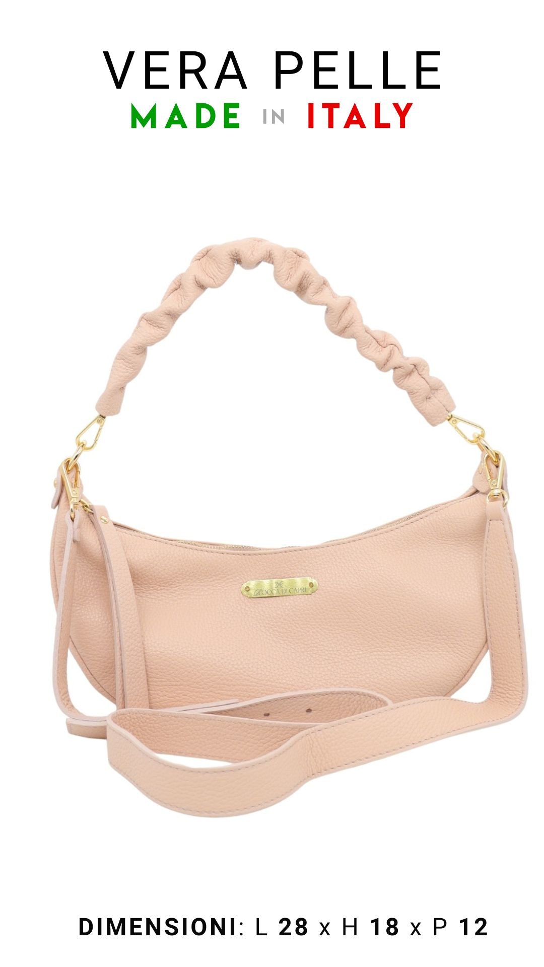 Borsa Hobo Bag Elgar - Rocca Di Capri
