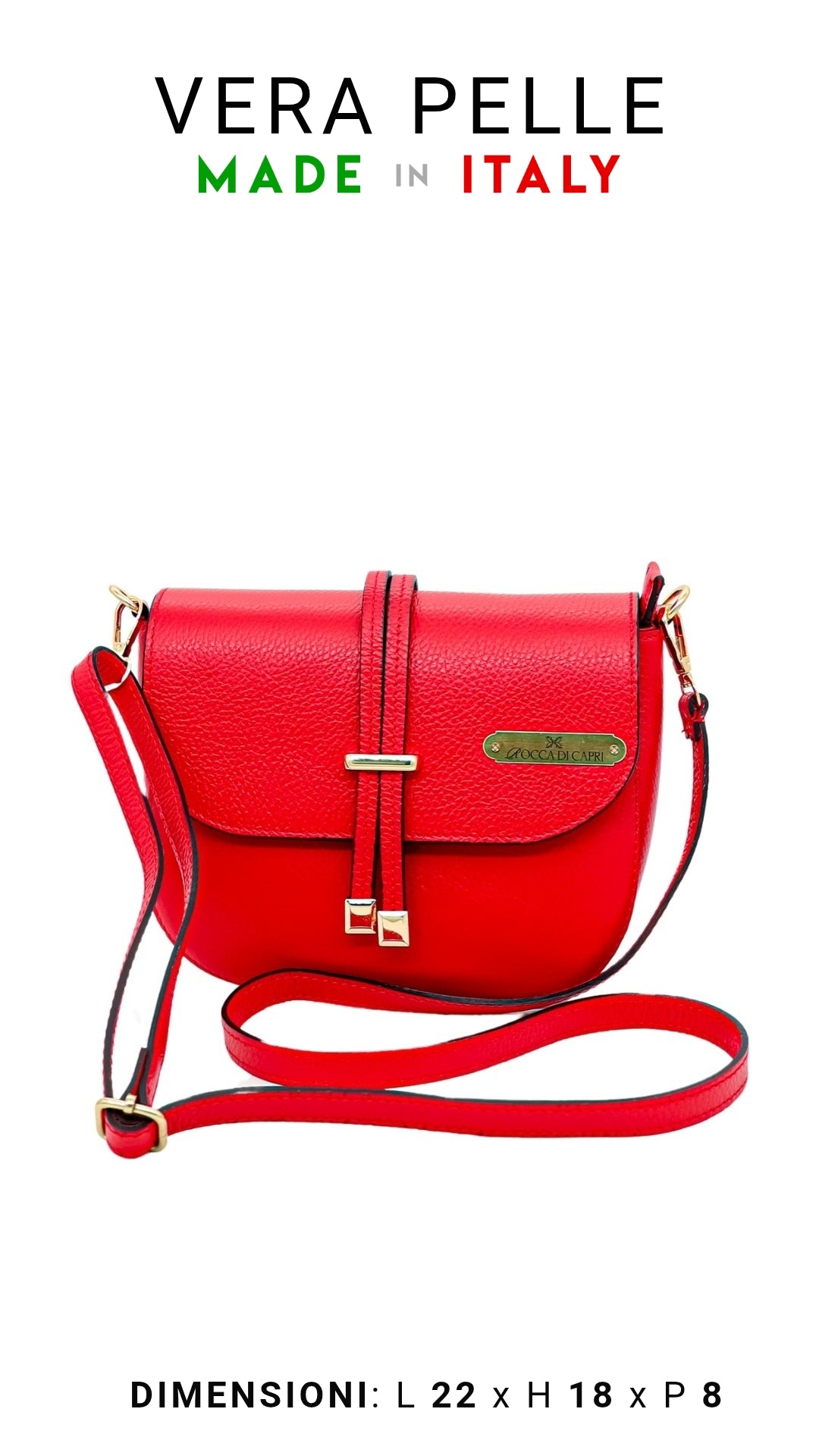 Borsa Flap Bag Rigida Elizabeth - Rocca Di Capri