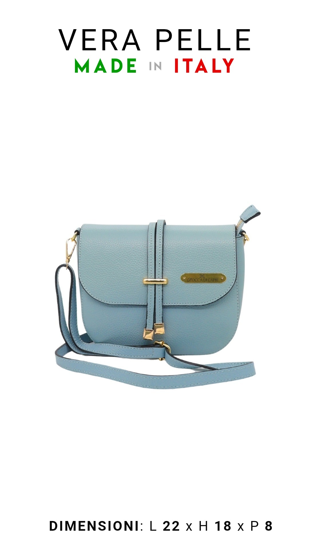 Borsa Flap Bag Rigida Elizabeth - Rocca Di Capri