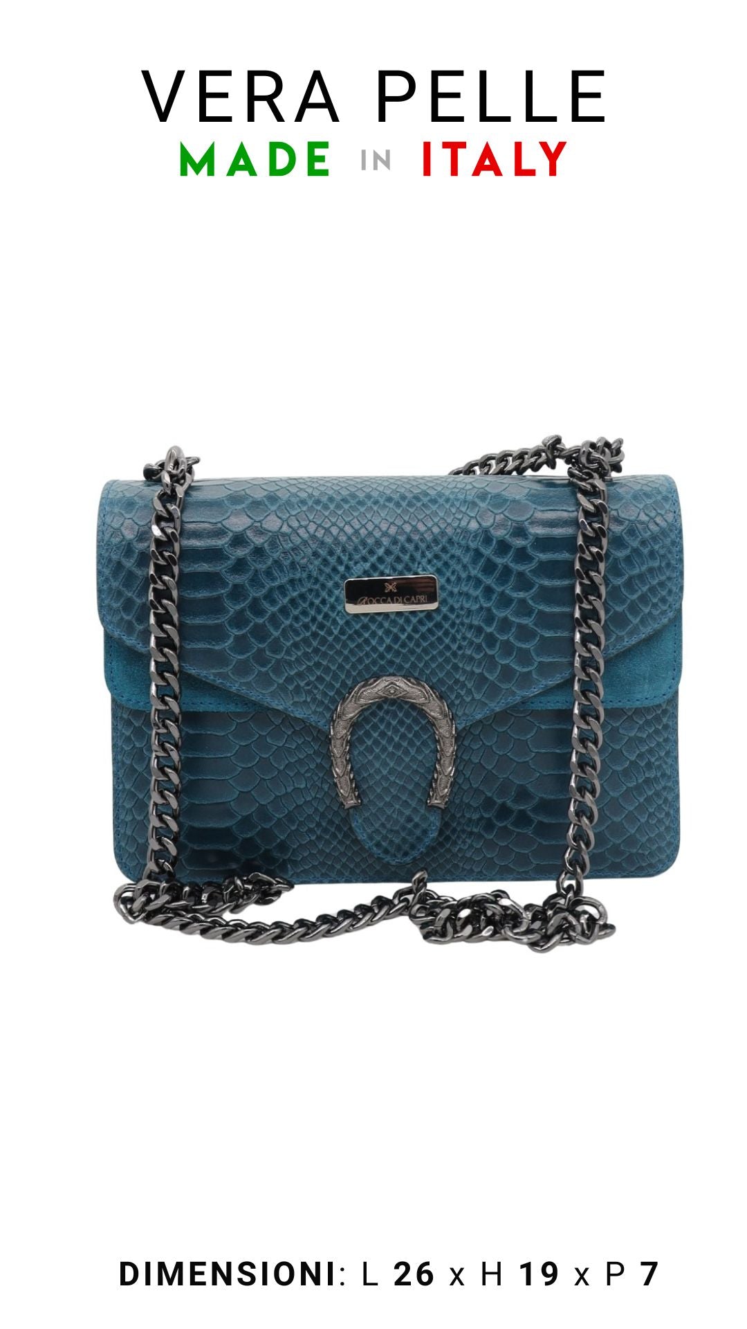 Borsa Messenger Bag Cobra - Rocca Di Capri