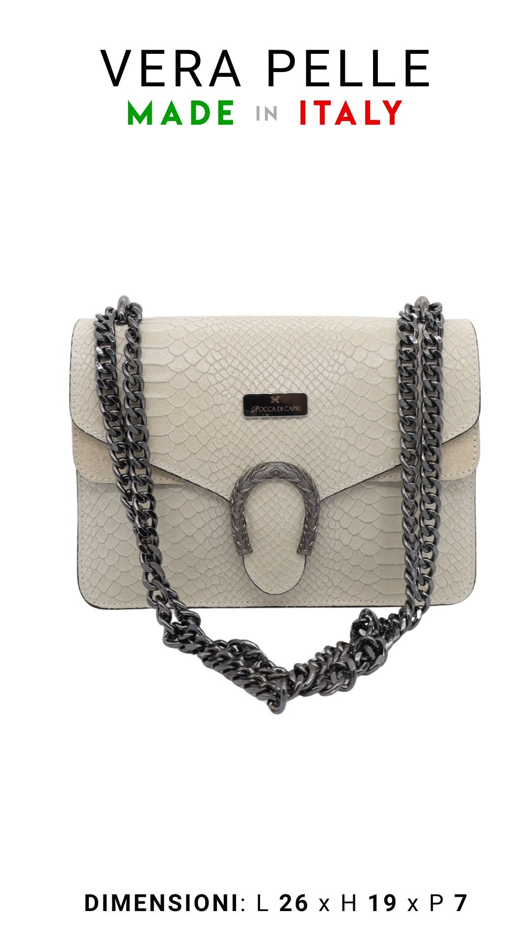 Borsa Messenger Bag Cobra - Rocca Di Capri