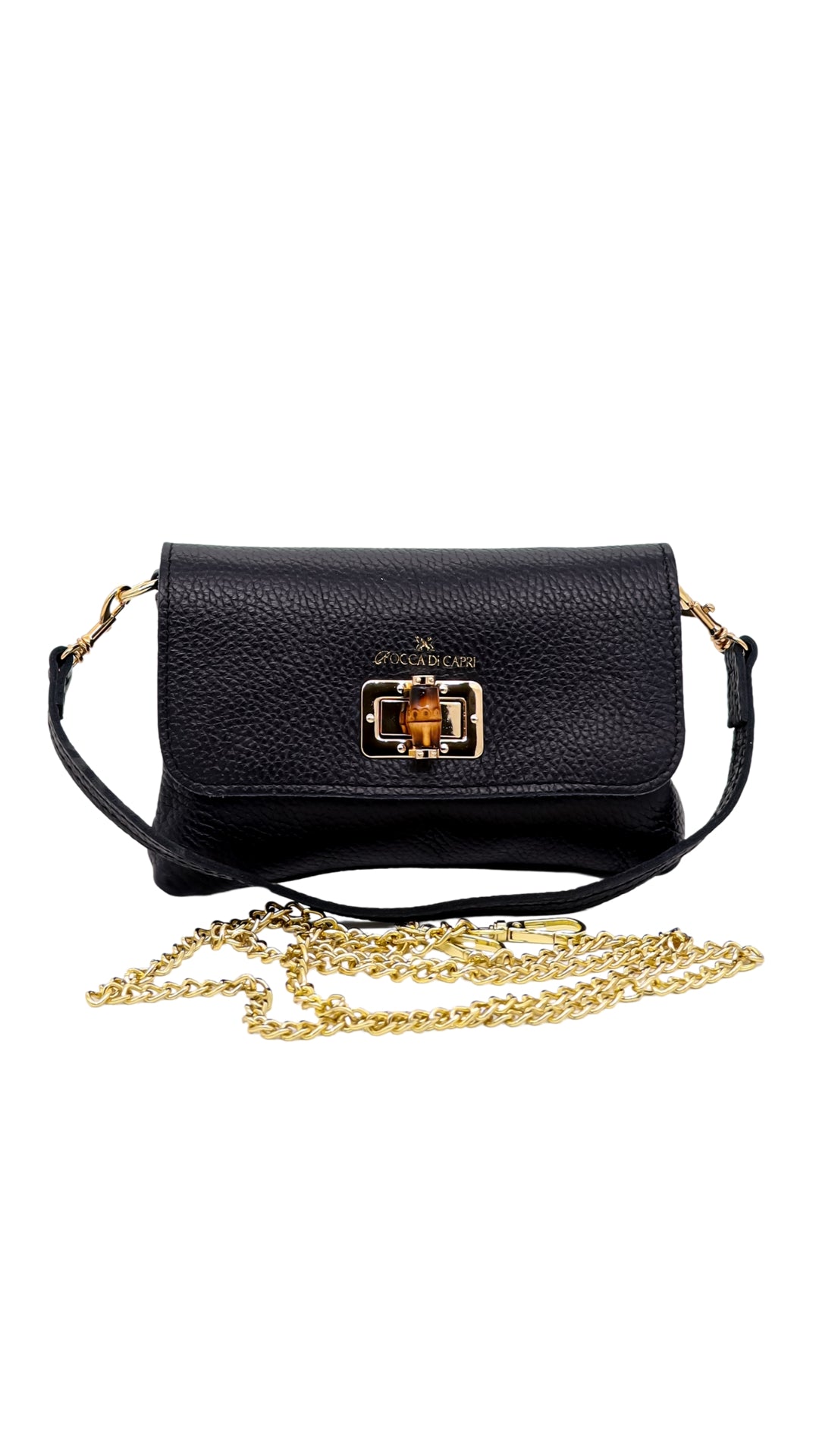 Borsa Baguette Cognac - Rocca Di Capri