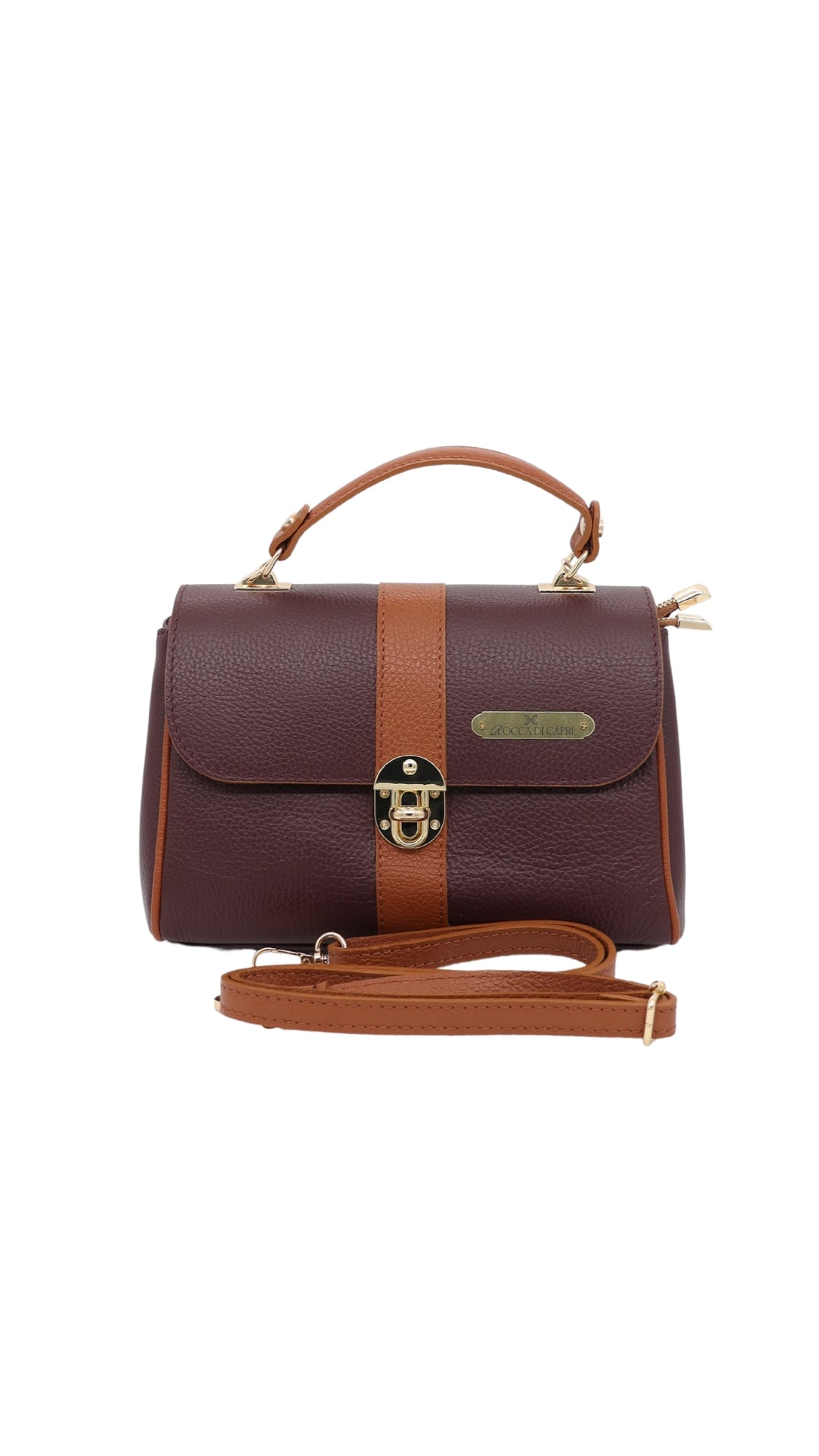 Borsa Flap Bag Morbida Fernet - Rocca Di Capri