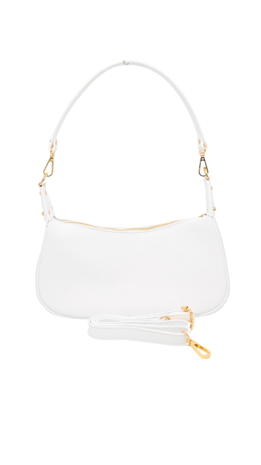 Borsa Hobo Bag Snow White - Rocca Di Capri