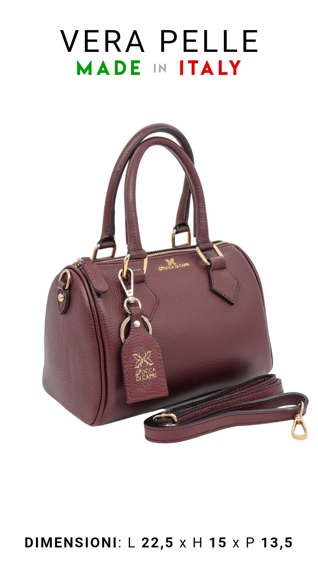 Borsa Bauletto Alkermes Mini - Rocca Di Capri