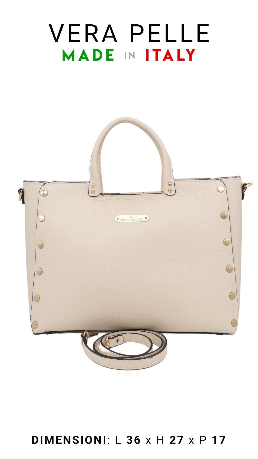 Borsa Top Handle Anisette - Rocca Di Capri