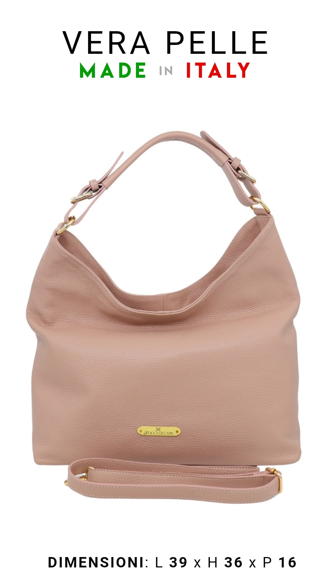 Borsa Shopper Bag Morbida Crudelia - Rocca Di Capri