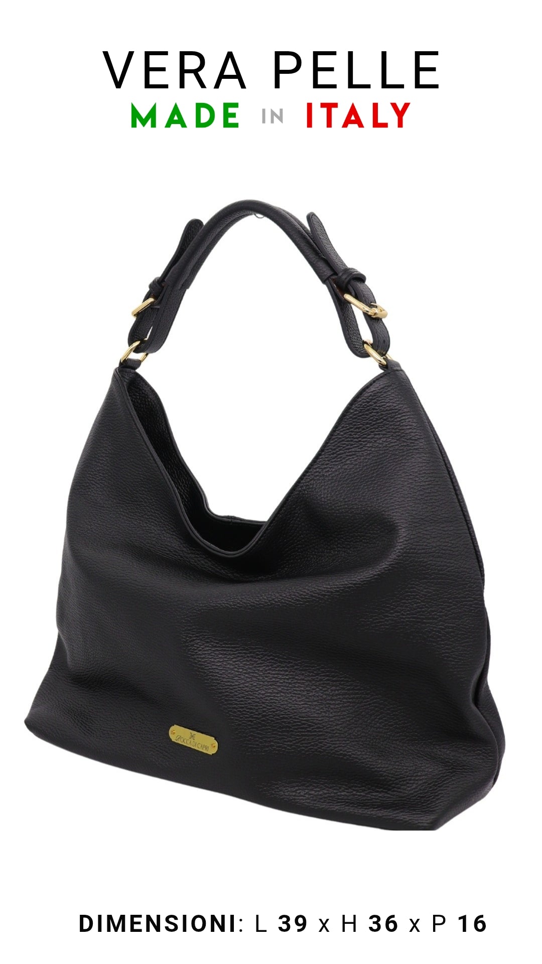 Borsa Shopper Bag Morbida Crudelia - Rocca Di Capri