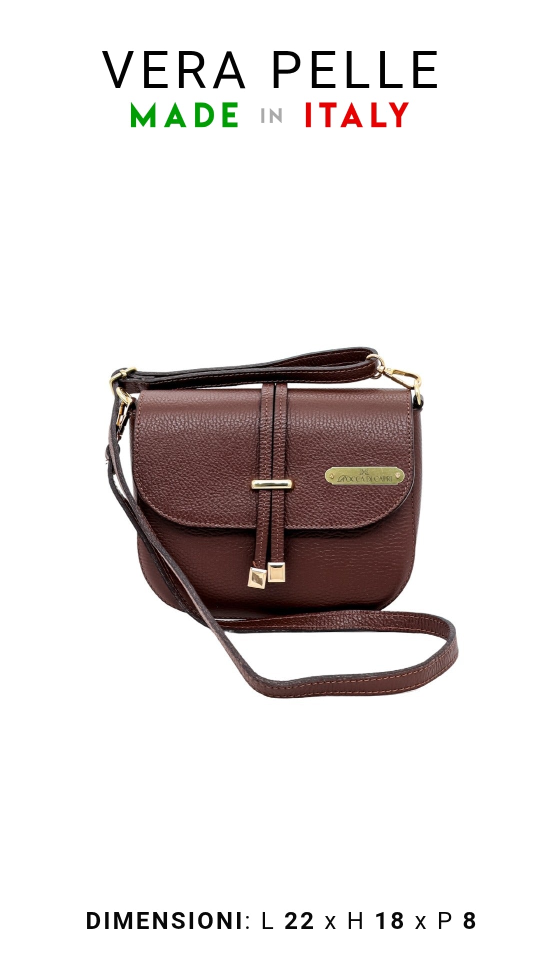 Borsa Flap Bag Rigida Elizabeth - Rocca Di Capri
