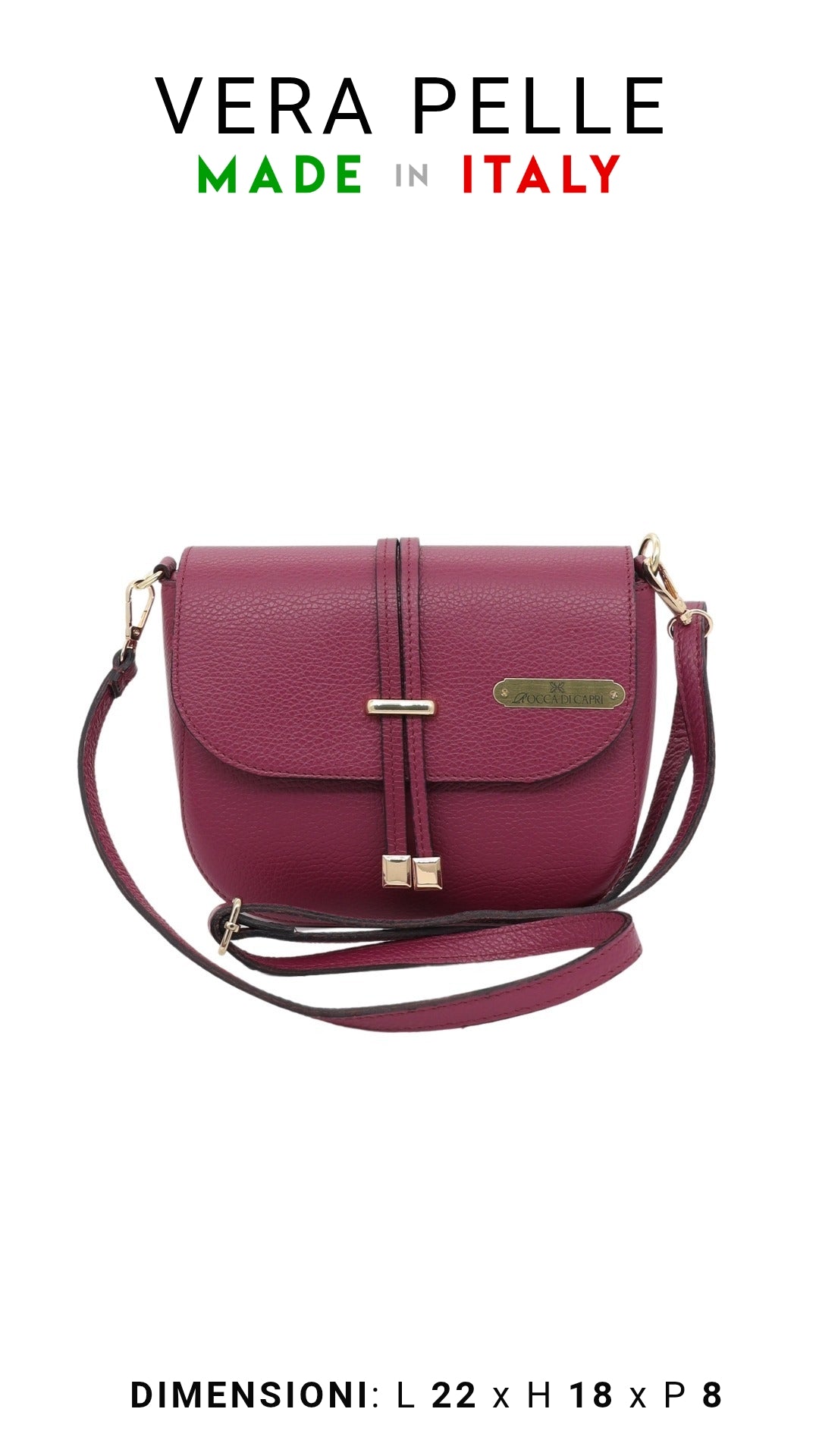 Borsa Flap Bag Rigida Elizabeth - Rocca Di Capri