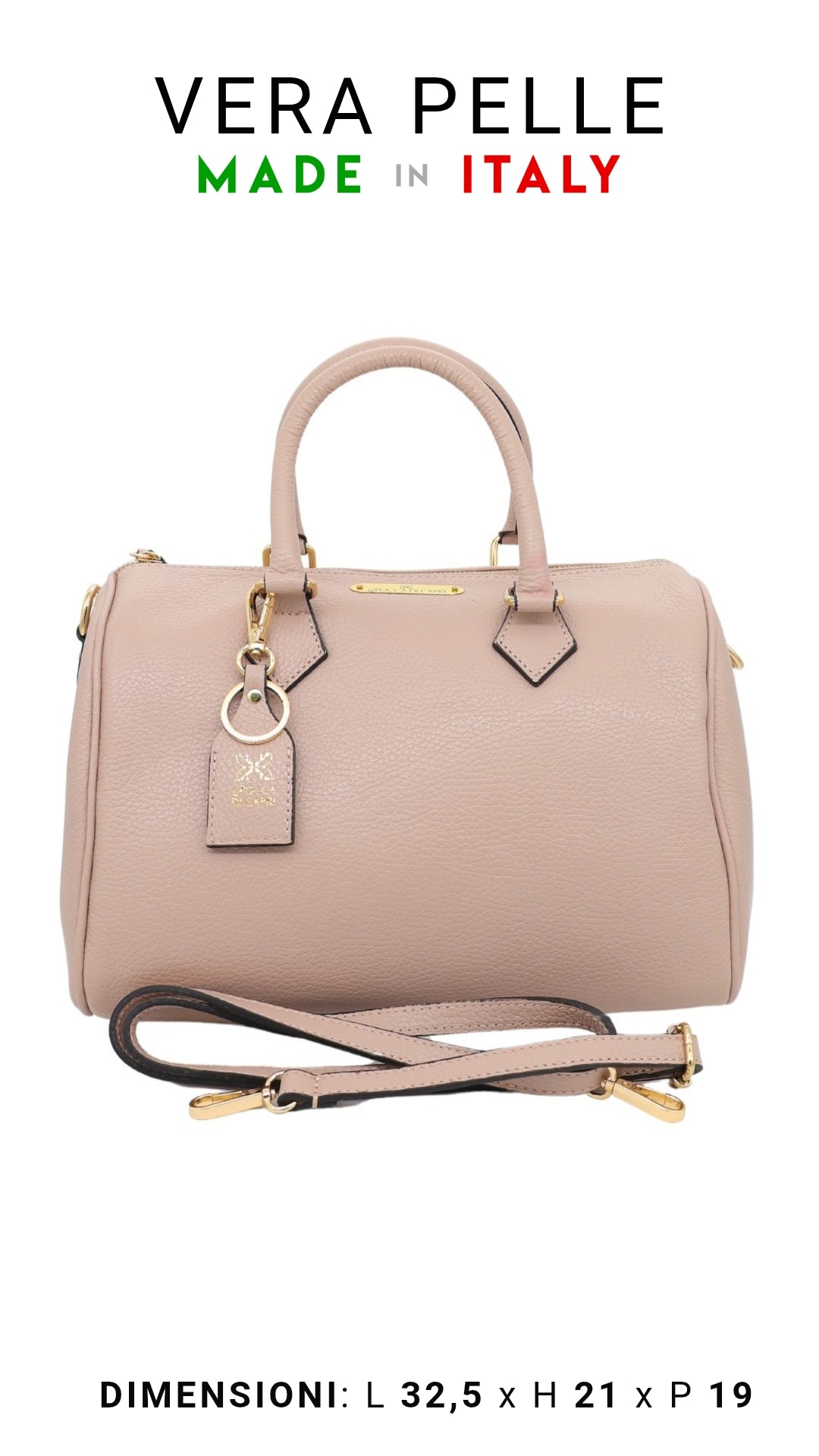 Borsa Bauletto Alkermes Grande - Rocca Di Capri