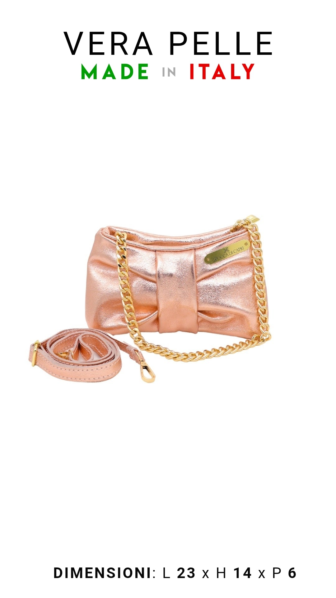 Borsa Pochette Flake - Rocca Di Capri