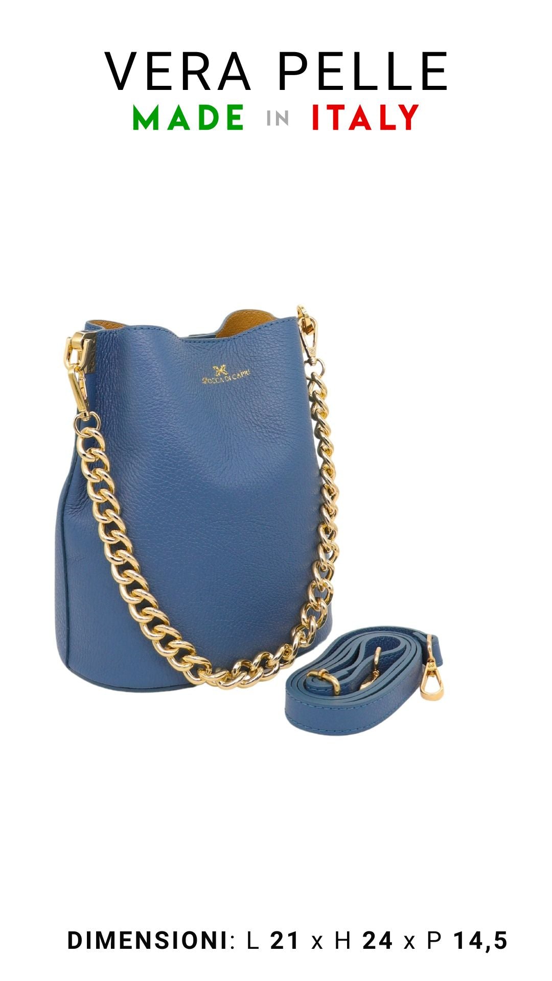 Borsa Bucket Grande Elsa - Rocca Di Capri